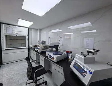 Shanghain laboratorio · Näytteiden valmistus